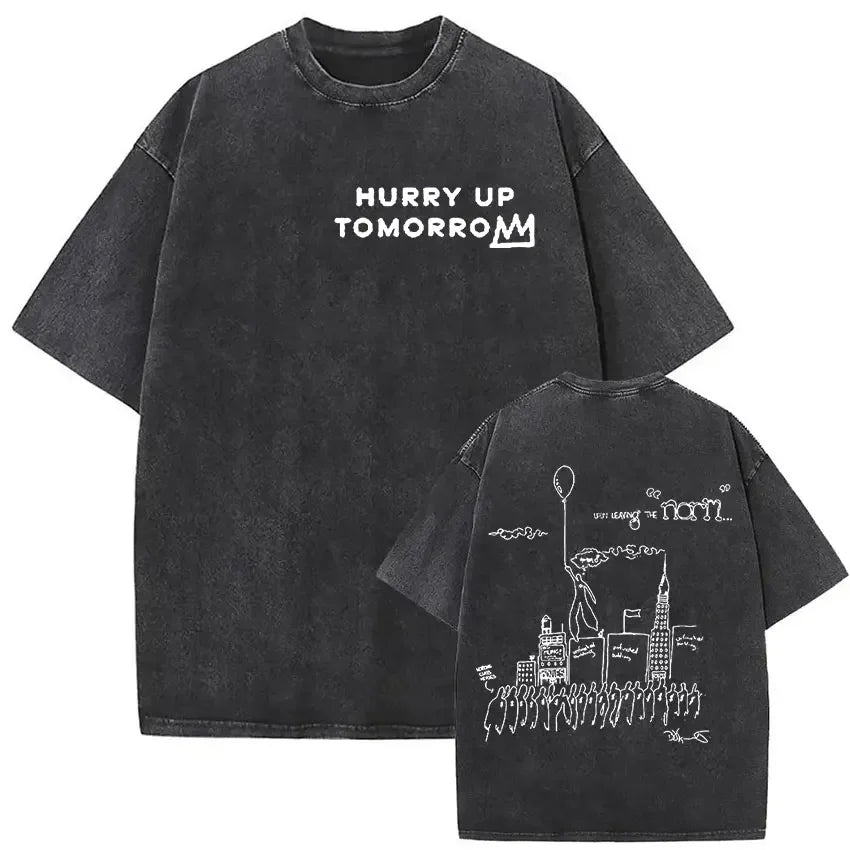 The Weeknd Vintage Washed T Shirt Men, different model