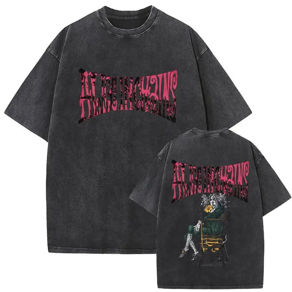 T-Shirt Rock Band Alice in Chains Dirt Washed Vintage  Y2k, different models