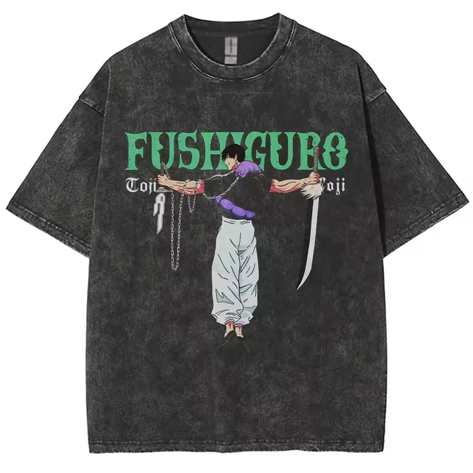 Jujutsu Kaisen Gojo Satoru T Shirts Washed Unisex High Quality  for men, different models