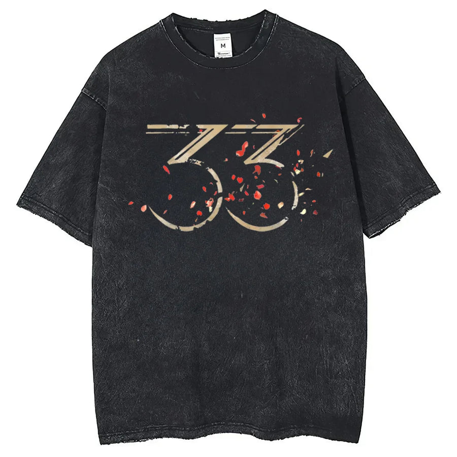 Clair Obscur Expedition 33 T-shirts for Men Merch T-Shirt Vintage Wash