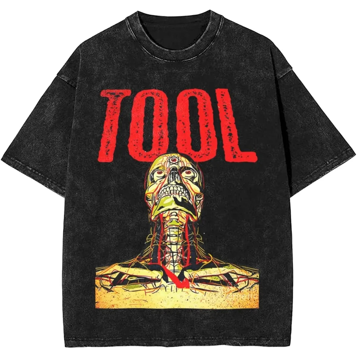 Tool Band Lateralus Heavy Metal Music Vintage Washed T Shirt Oversized, diferents models