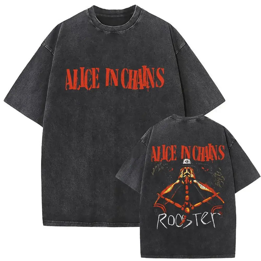 T-Shirt Rock Band Alice in Chains Dirt Washed Vintage  Y2k, different models
