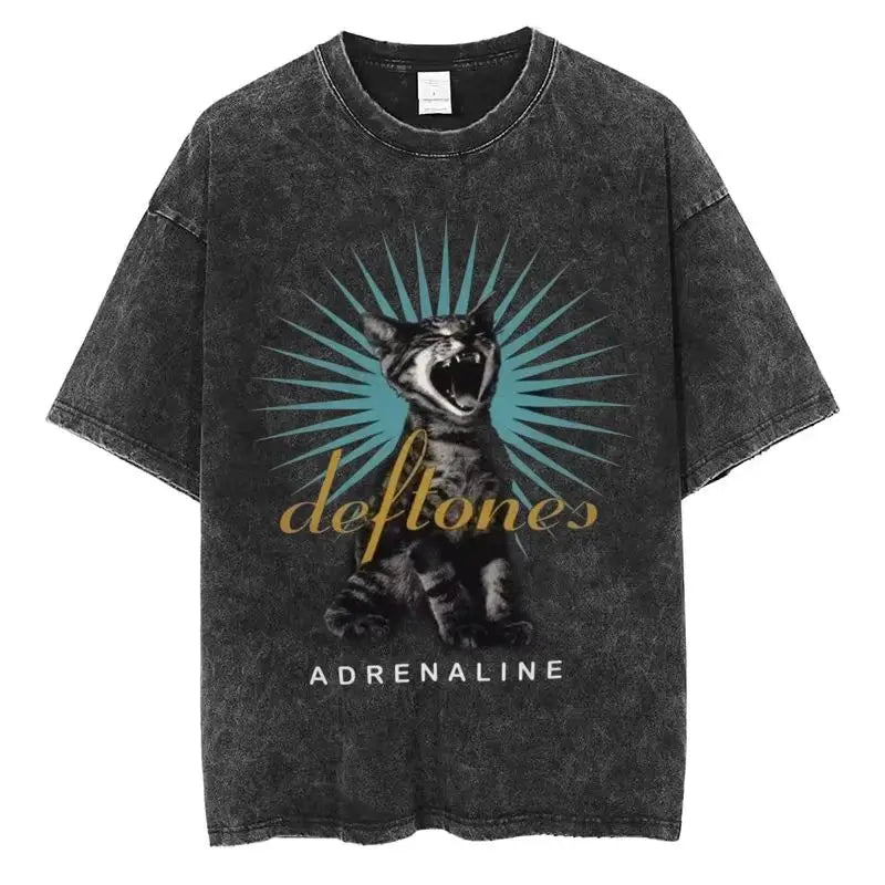 Deftones Washed Vintage Y2k Tshirt Men. different models