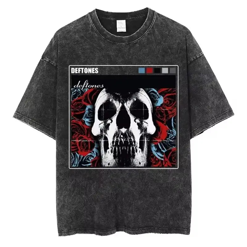 Deftones Washed Vintage Y2k Tshirt Men. different models
