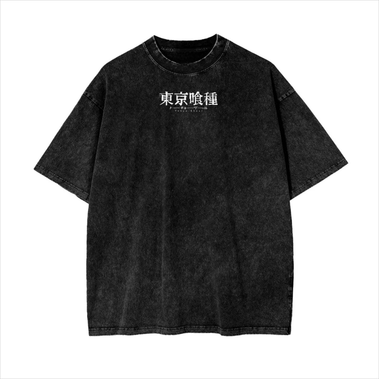 Ken Kaneki Tokyo Ghoul T-Shirt Oversized Acid Washed Anime  for Him or Her, Different models