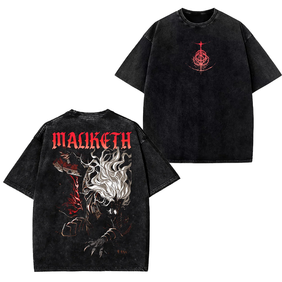 Vintage Washed T-Shirt Mens Womens Oversized, Dark souls, blood borne