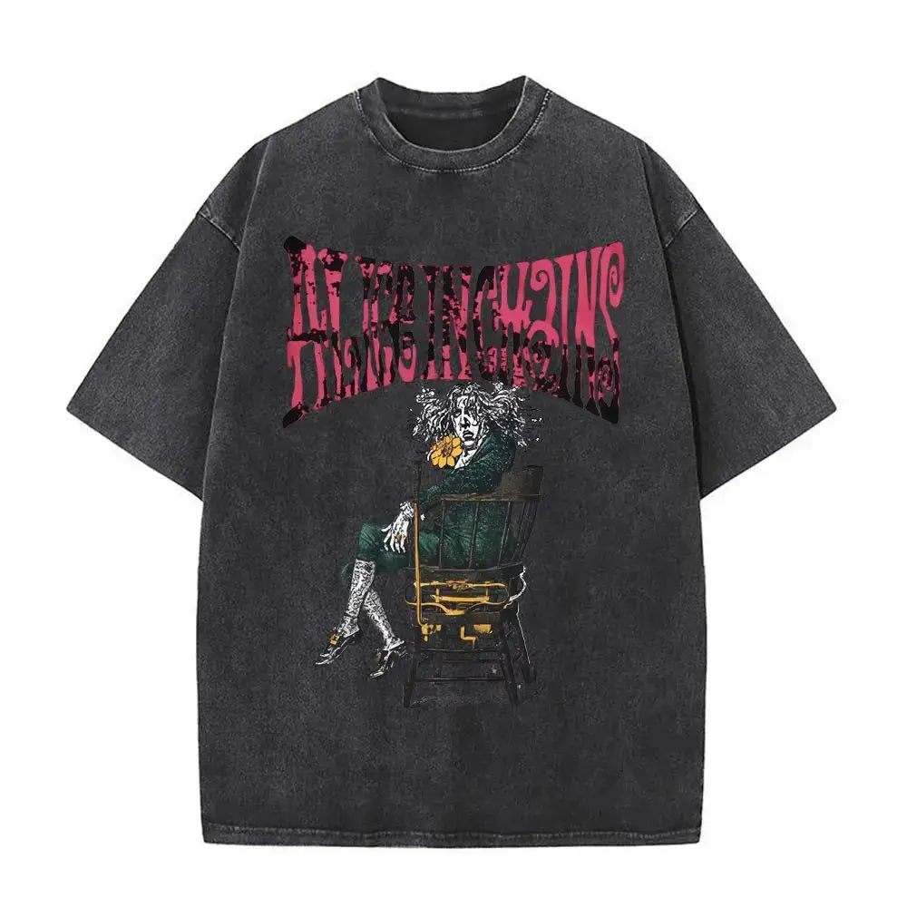 T-Shirt Rock Band Alice in Chains Dirt Washed Vintage  Y2k, different models