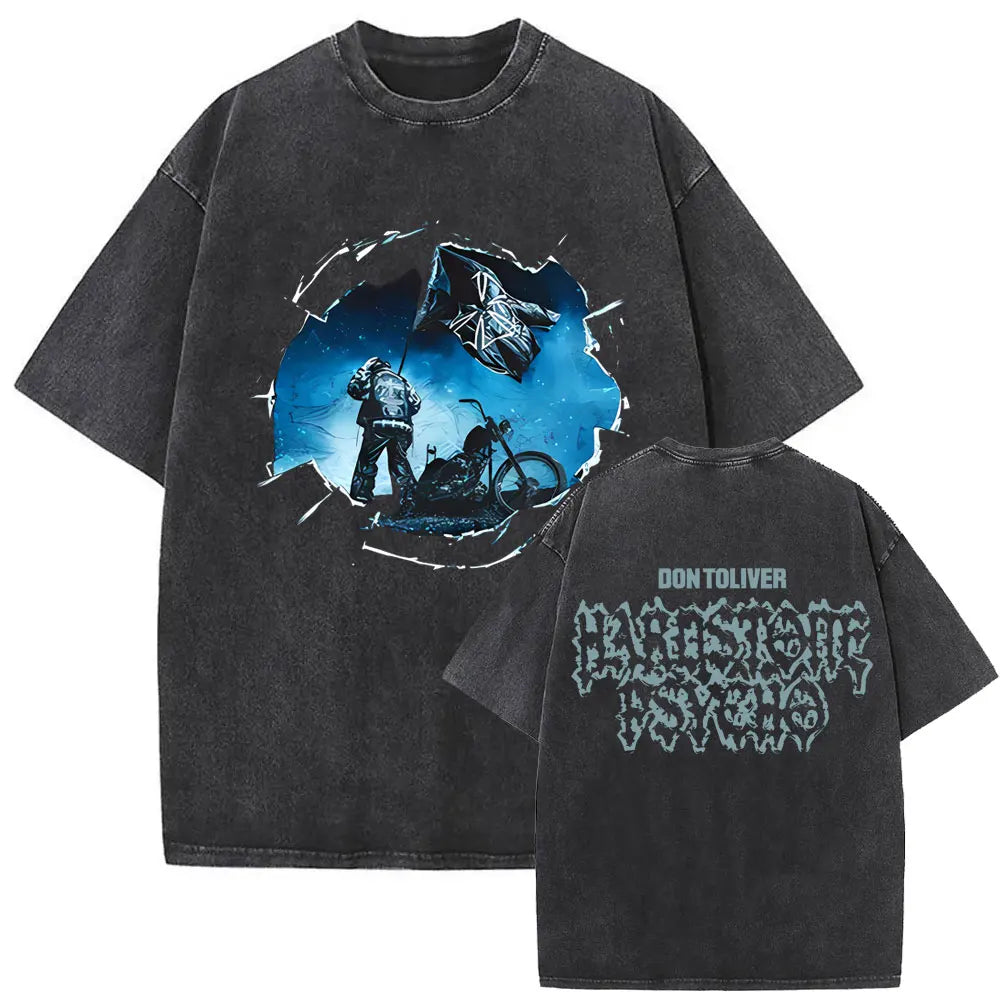 Washed Vintage Rapper Don Toliver Hardstone Psycho  Oversized T-shirts, different models