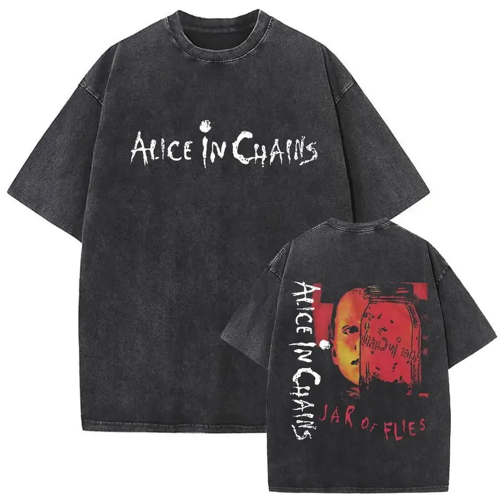 T-Shirt Rock Band Alice in Chains Dirt Washed Vintage  Y2k, different models