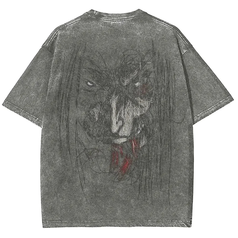 Attack On Titan Tee Men Women Washed  Manga Vintage, Different models