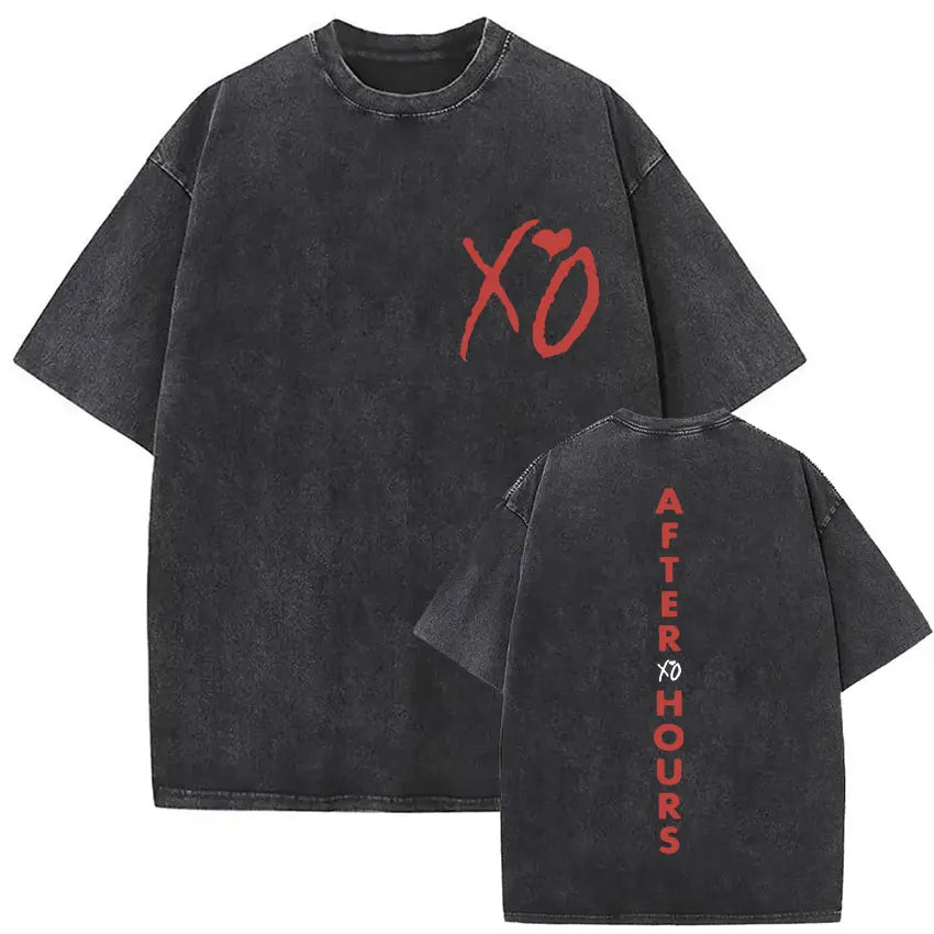 The Weeknd Vintage Washed T Shirt Men, different model