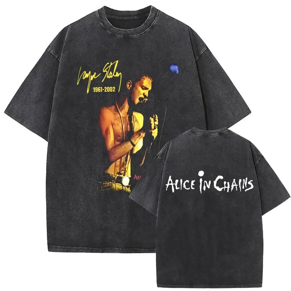 T-Shirt Rock Band Alice in Chains Dirt Washed Vintage  Y2k, different models