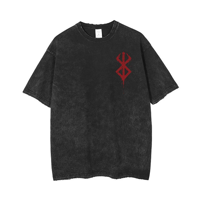 Vintage berserk tank top washed for men, different models