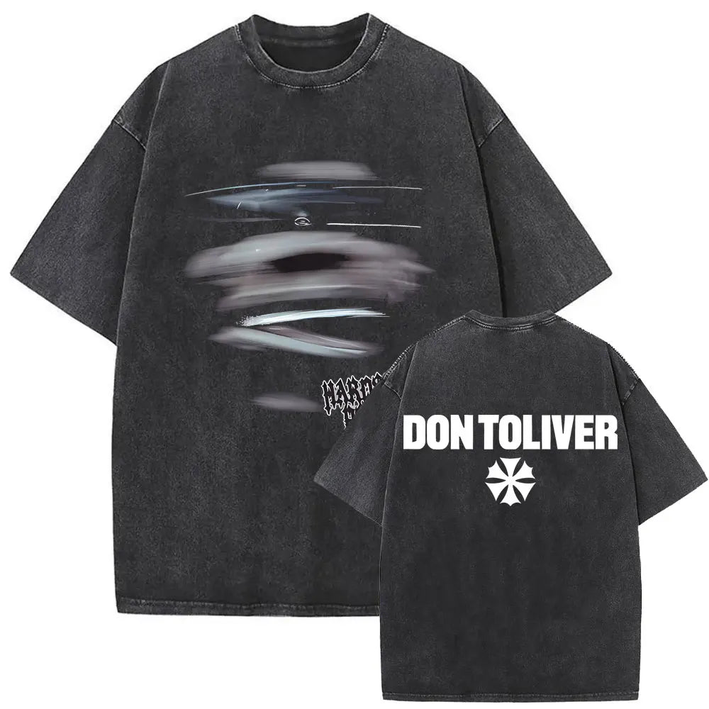 Washed Vintage Rapper Don Toliver Hardstone Psycho  Oversized T-shirts, different models