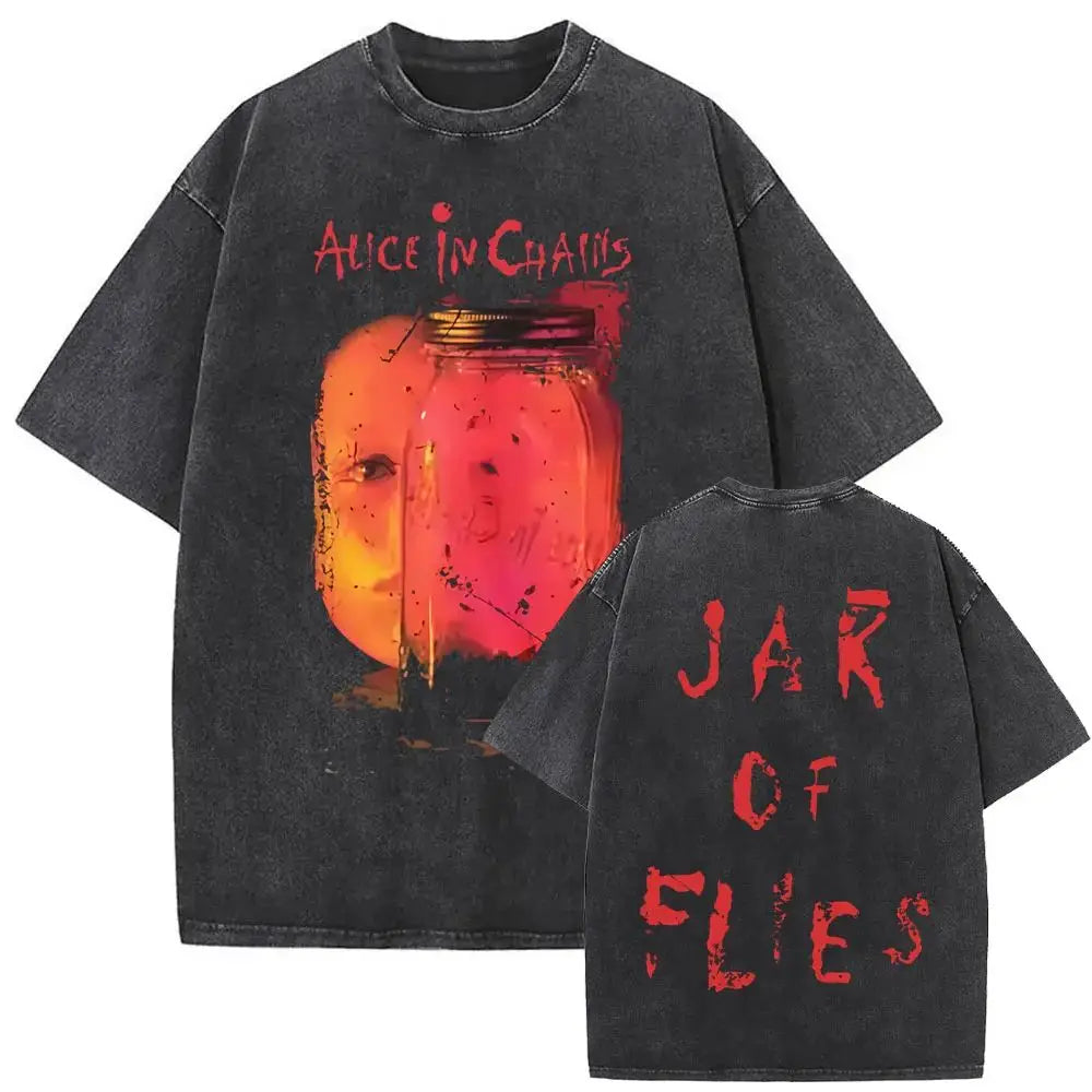 T-Shirt Rock Band Alice in Chains Dirt Washed Vintage  Y2k, different models