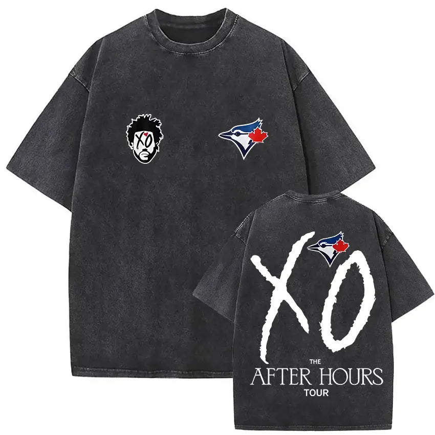 The Weeknd Vintage Washed T Shirt Men, different model